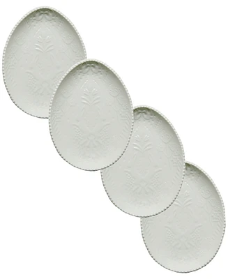 Tableau Egg Relief Plate, Set of 4