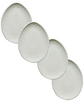 Tableau Egg Relief Plate, Set of 4