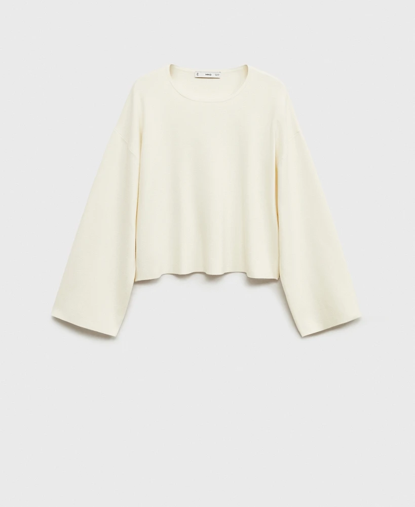 Mango Women's Oversized Sleeve Knitted Sweater