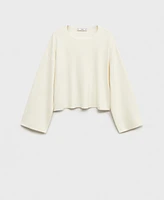 Mango Women's Oversized Sleeve Knitted Sweater