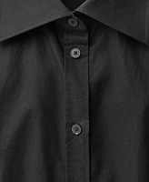 Mango Women's Cuffless Sleeve Detail Fitted Shirt