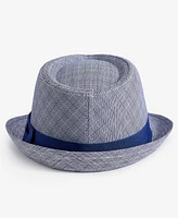 Dorfman Pacific Men's Tattersall Plaid Fedora Hat