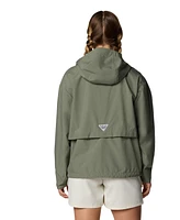 Columbia Women's Pfg Open Water Hooded Rain Jacket