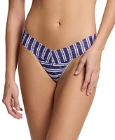 Hanky Panky Women's Printed Signature Lace Low Rise Thong