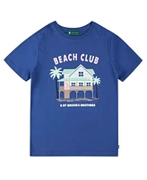 Brooks Brothers Big Boys Beach Club Graphic T-Shirt