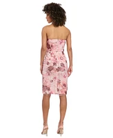Muse Women's Embroidered Strapless Bustier Top