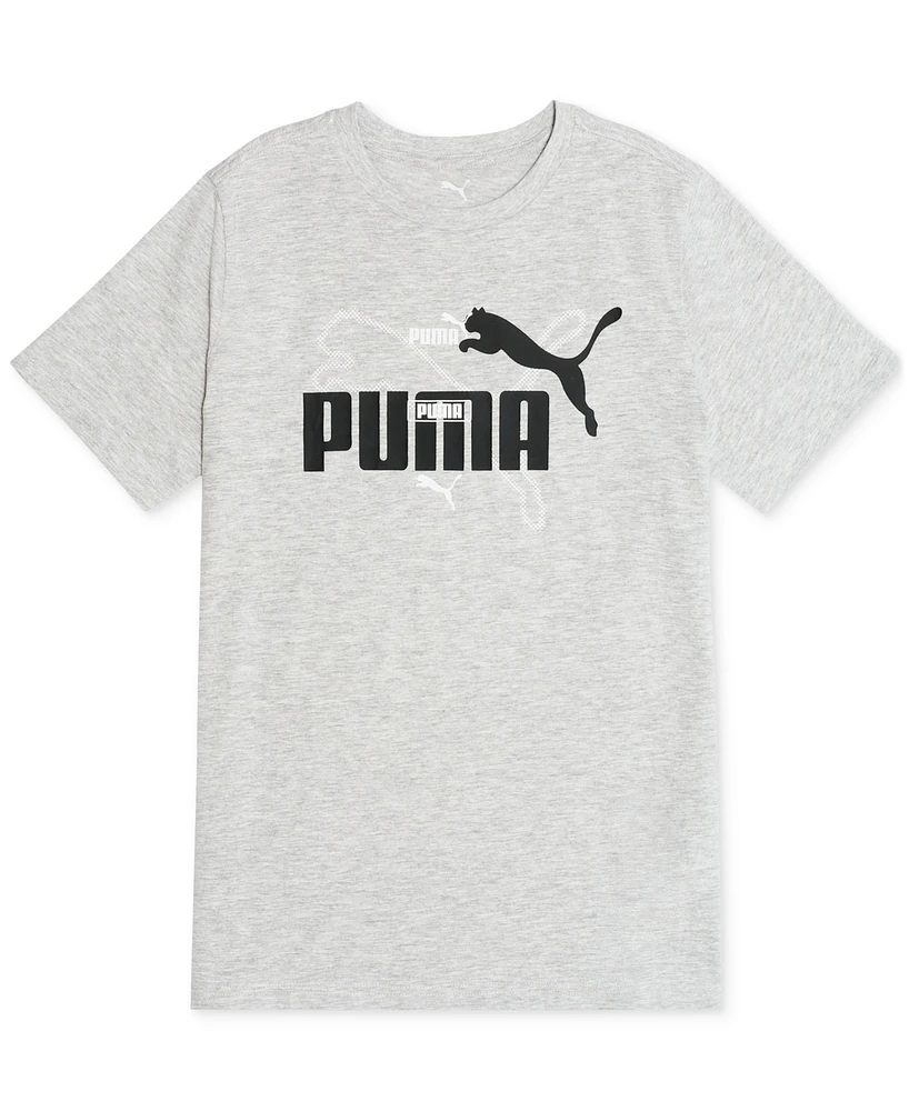Puma Big Boys Logo Graphic T-Shirt