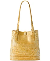 Brahmin Fiora Melbourne Embossed Leather Shoulder Bag