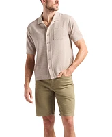 Men's Willow Relaxed Fit Short Sleeve Button-Front Camp Shirt