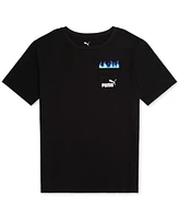 Puma Big Boys Fire Logo Graphic T-Shirt