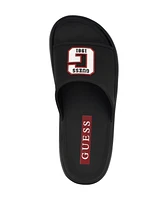 Guess Men's Metzer Branded Slip On Fashion Slides