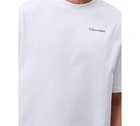 Calvin Klein Men's Relaxed Fit Short Sleeve Flower Applique Crewneck T-Shirt
