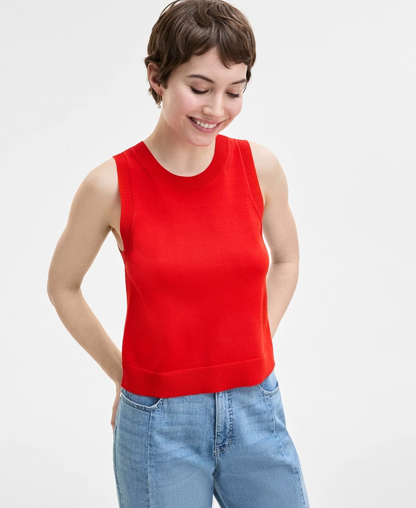 On 34th Women's Crewneck Sweater Tank, Exclusively at Macy's