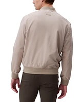 Calvin Klein Men's Relaxed Fit Seersucker Zip-Front Bomber Jacket