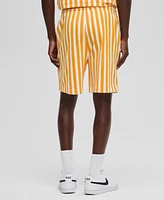 Mode of One Men's Vertical Stripe Terry Shorts, Exclusively at Macy's