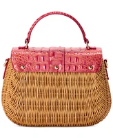 Brahmin Maisie Hanalei Wicker Satchel Bag