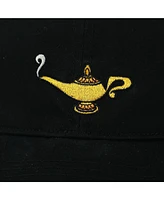 Disney Men's Aladdin Genie Lamp Adult Black Unstructured Baseball Cap