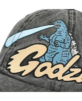 Godzilla Men's Embroidered Pigment Dyed Adjustable Dad Hat
