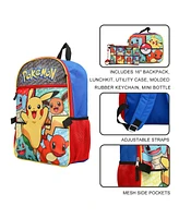 Pokemon Starter Characters 5-Piece Backpack Set