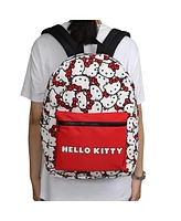 Hello Kitty Head Toss Aop with Hello Kitty Verbiage Travel Backpack
