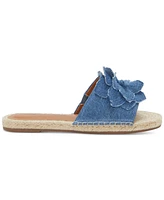 Lucky Brand Women's Biricha Flower Flat Sandals