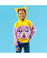 Lanky Box Little Boys LankyBox Foxy Long Sleeve Colorblock Hooded Sweatshirt-4