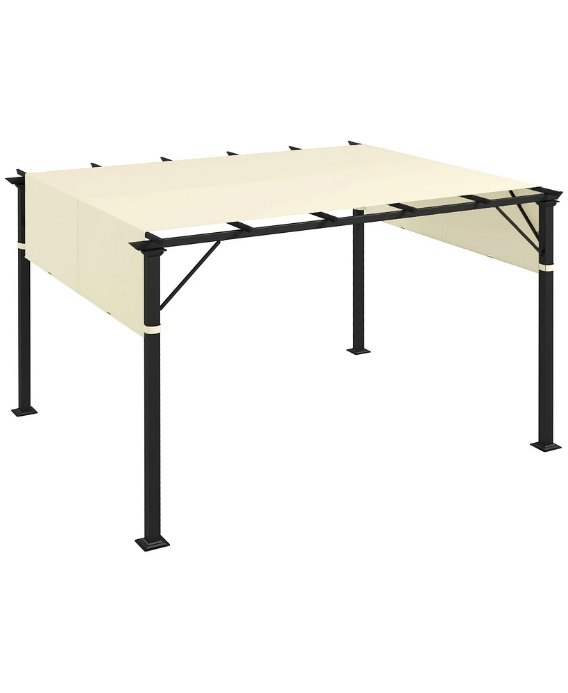 Outsunny 2 Pcs Pergola Shade Cover, Canopy for 10 x 10ft