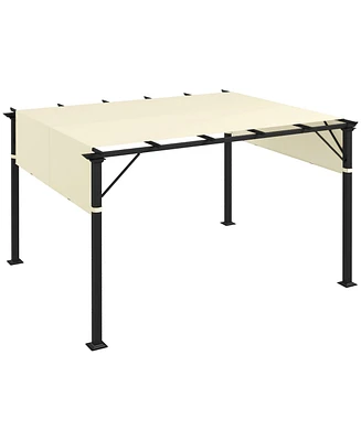 Outsunny 2 Pcs Pergola Shade Cover, Canopy for 10 x 10ft
