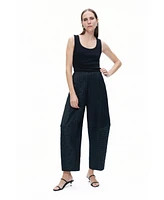 Nocturne Women's Wrinkled Balloon Fit Pants