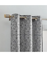 Elrene Home Fashions Berber Ikat Print Blackout Window Curtain Panel