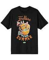 SpongeBob SquarePants Big & Tall The Pineapple Pool Drink Endless Summer Tee-4XL