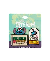 Disney Stitch It's Stitch-mas Time 2-Piece Lapel Pin Set