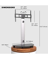 ProMounts Rolling Tv Stand with Swivel for 32"-72" Screens Holds up to 88lbs.