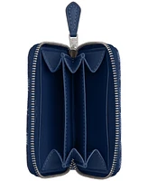 Coach Essential Small Zip Around Wallet in Signature Denim