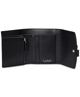 Lauren Ralph Pebbled Leather Small Cameryn Flap Wallet
