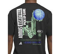 adidas Men's Pick Up Game Graphic Crewneck T-Shirt