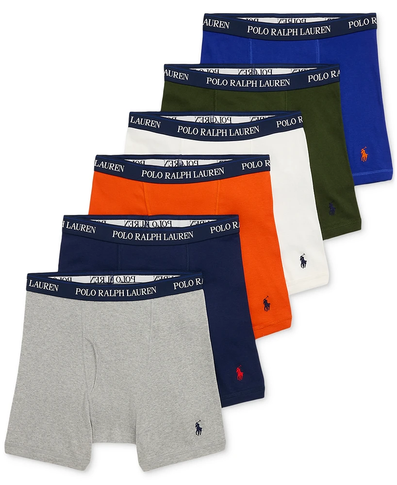 Polo Ralph Lauren Men's 6-Pk. Classic-Fit Boxer Briefs