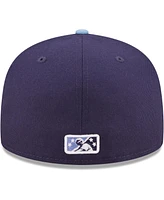 Men's New Era Navy Corpus Christi Hooks Authentic Collection 59FIFTY Fitted Hat