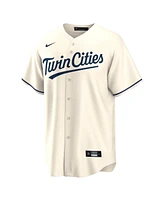 Men's Nike Cream Minnesota Twins Alternate Replica Team Jersey