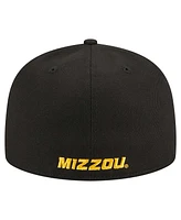 Men's New Era Black Missouri Tigers Evergreen 59FIFTY Fitted Hat