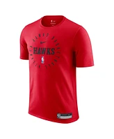 Nike Men's Red Atlanta Hawks 2024/25 Legend On-Court Practice Performance T-Shirt