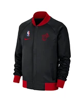 Nike Men's Black Miami Heat 2024/25 City Edition Authentic Showtime Performance Full-Zip Jacket