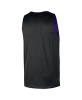 Nike Men's Purple/Black Los Angeles Lakers Courtside Reversible Mesh Practice Jersey