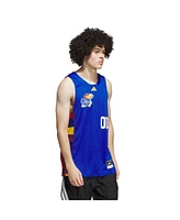 Adidas Men's 00 Royal/Red Kansas Jayhawks Black History Month Basketball Jersey