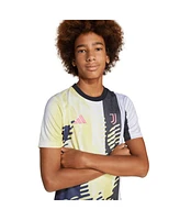 Adidas Big Boys and Girls Yellow Juventus 2024/25 Pre-Match Jersey