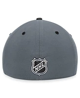 Fanatics Men's Gray San Jose Sharks Authentic Pro Home Ice Flex Hat