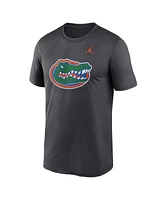 Jordan Men's Anthracite Florida Gators Primetime Legend Logo T-Shirt