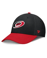 Fanatics Men's Black/Red Carolina Hurricanes Authentic Pro Rink Flex Hat