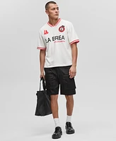 Mode of One Men's La Brea Relaxed Fit Short Sleeve Logo Jersey