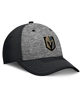 Fanatics Men's Gray/Black Vegas Golden Knights Fundamental Top Shelf 2-Tone Flex Hat